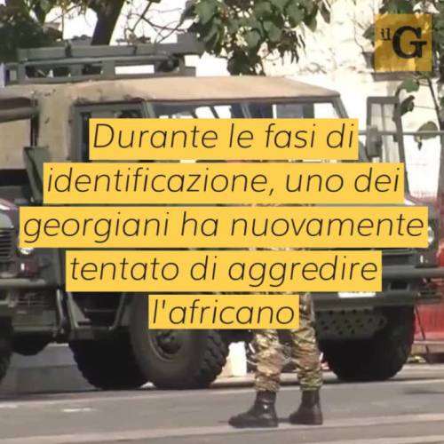 Rissa fra stranieri, senegalese minaccia georgiani con coccio di vetro: interviene esercito