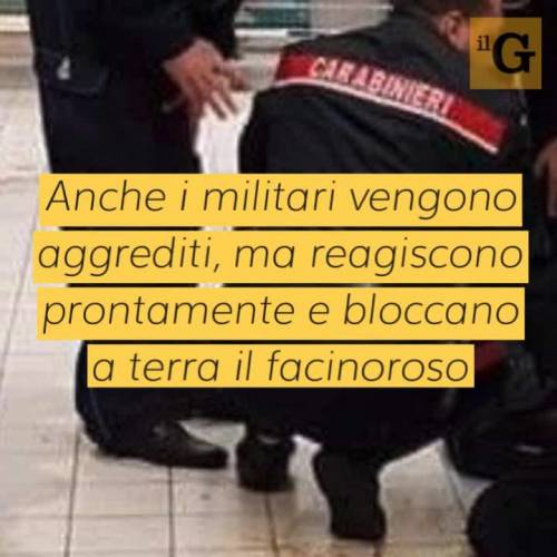 Pesta il fratello minorenne poi aggredisce anche i carabinieri: fermato ivoriano