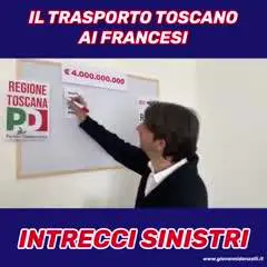 Trasporto pubblico toscano, Donzelli: "Ecco gli intrecci sinistri"