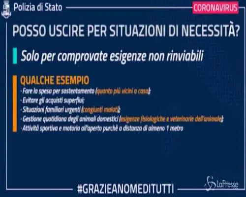 #iorestoacasa: il video della polizia sull'emergenza coronavirus