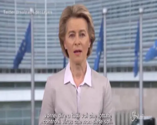 Coronavirus, Von Der Leyen parla in italiano: "Non siete soli, siamo tutti italiani"