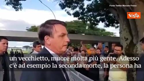 Bolsonaro: "In Italia tanti morti perché è un paese di vecchietti"