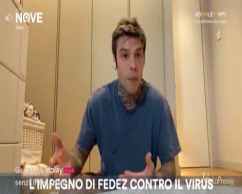 Fedez: "Polemiche su donazione? Mi imbarazza dovermi giustificare su cosa fatta a fin di bene..."