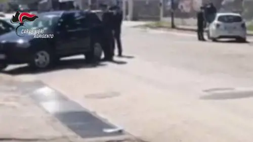 I controlli che hanno portato all'arresto del pusher agrigentino
