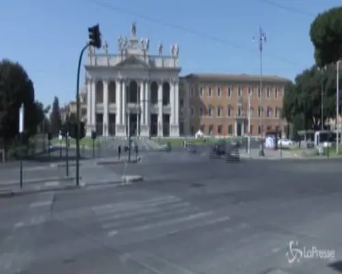 Coronavirus, il timelapse di una Roma deserta