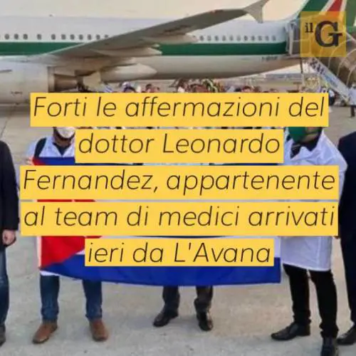 Parla uno dei medici cubani: "Peggiore del Coronavirus solo Ebola"