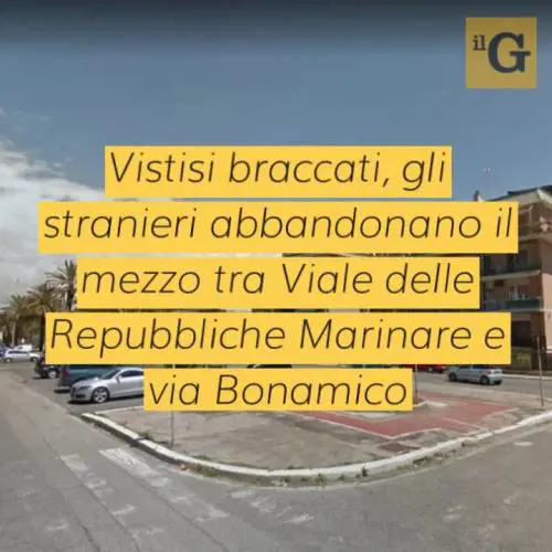Pugni in testa al corriere: magrebini fuggono col furgone Dhl. Tuttora ricercati