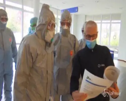 Coronavirus, Bergamo: già al lavoro i medici russi