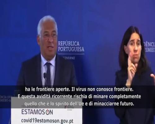  Coronavirus, il premier portoghese Costa: “Da ministro Economia olandese parole ripugnanti” 