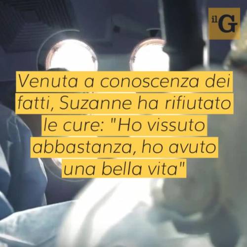 L'estremo sacrificio di una 90enne: "Non voglio respiratore, datelo ai giovani"