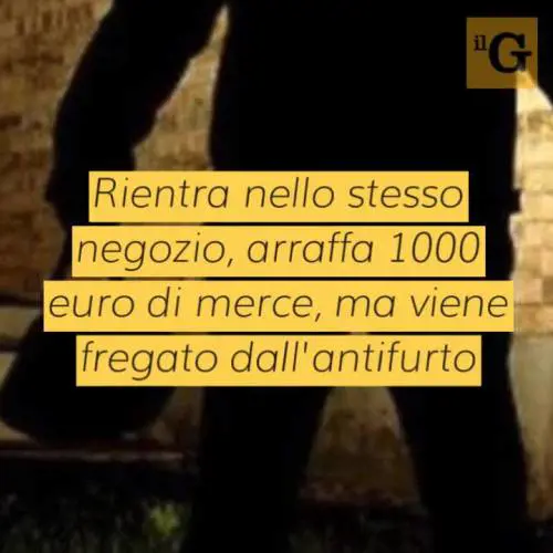 Doppio furto nello stesso negozio a 2 giorni di distanza: maliano torna subito libero