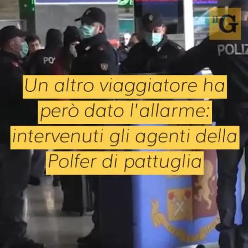 Scarcerato, ruba sul treno mentre sta tornando a casa: georgiano torna dietro le sbarre