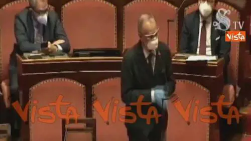 Calderoli bacchetta i senatori: "Chi non indossa la mascherina è un pericolo"