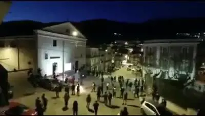 Foggia, la piazza gremita per il Venerdì Santo