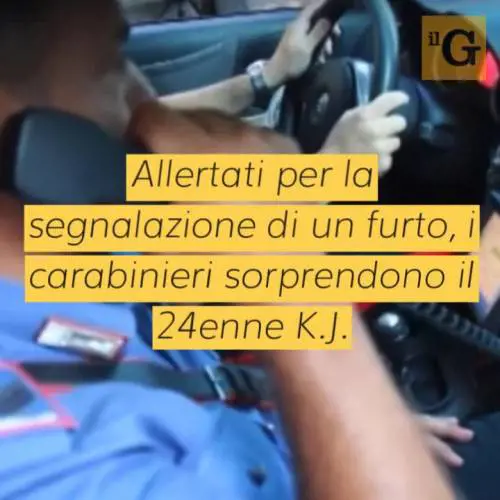 Sorpreso a rubare, straniero pesta con un manganello e manda in ospedale militari e agenti