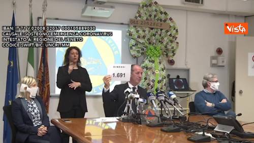 Zaia: "In Veneto 200mila tamponi, 14.077 positivi"