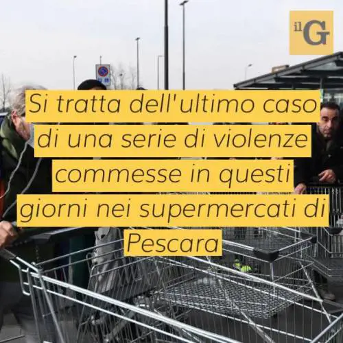 Paura all'Eurospin, nigeriano vuole entare senza mascherina e attacca agenti e militari