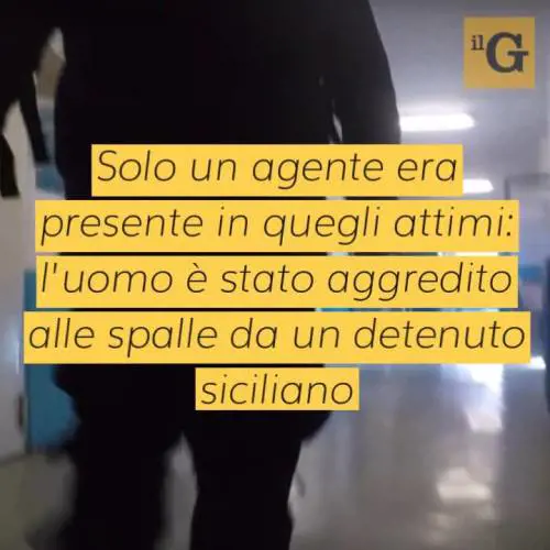Detenuto prende a pugni in faccia agente e lo manda in ospedale. "Era solo", allarme del Sappe