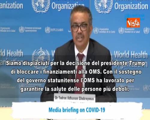 Oms: "Rammaricati per scelta USA, spero continuino a essere nostri amici"