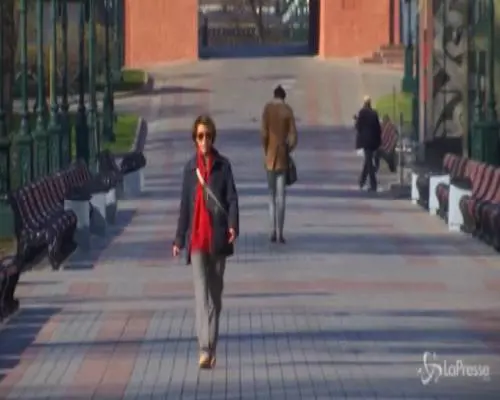 Coronavirus, Mosca deserta a causa del lockdown