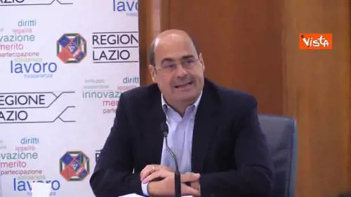  Zingaretti: “Proponiamo obbligo delle mascherine e distanza sociale di almeno un metro”