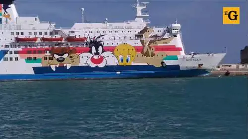 Ecco la nave della quarantena 