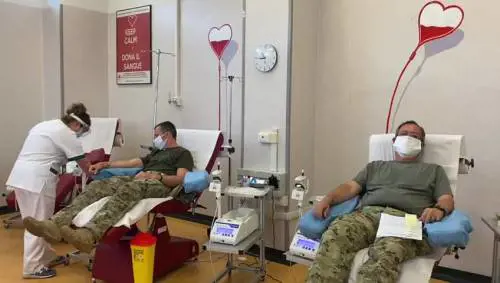 Livorno, la donazione del sangue del 185° RRAO
