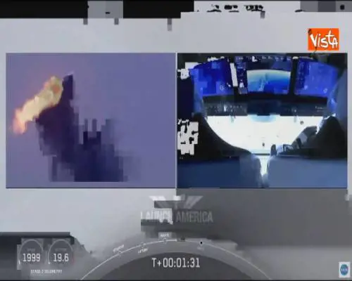 Lanciato in orbita il razzo della Space X