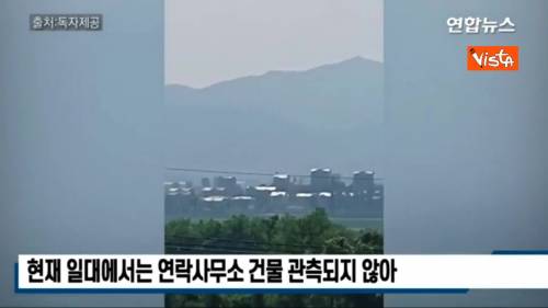  Kim distrugge la palazzina del dialogo in Corea del Nord, il video dell’esplosione 