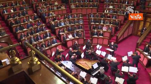 Morte Morricone, l'esibizione al Senato nel gennaio 2020