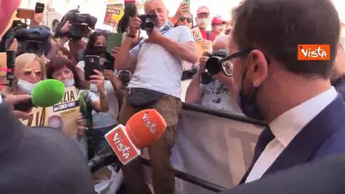 Bonafede alla manifestazione per Chico Forti