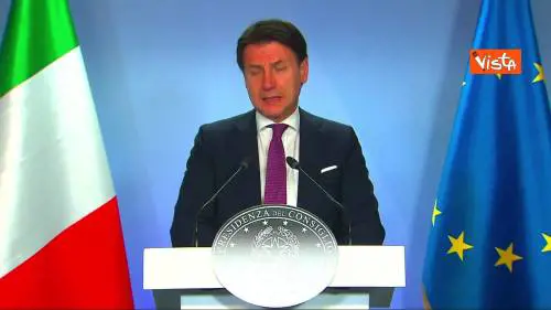  Conte: “Soddisfatti, giornata storica per Ue e Italia” 