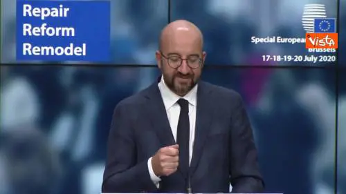 Michel: "È la prima volta che rafforziamo insieme le nostre economie"