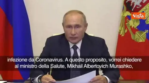 SOTTOTITOLI Putin: "Abbiamo registrato il primo vaccino contro il coronavirus"