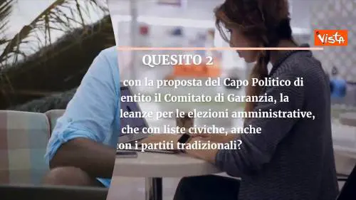 INFOGRAFICA M5S, sì a modifica mandato zero e alle alleanze