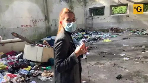 Il capo rom abusivo nella ex caserma militare