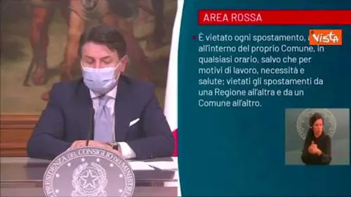 Covid, Conte illustra il nuovo Dpcm con l'Italia divisa in zone, ecco tutte le misure
