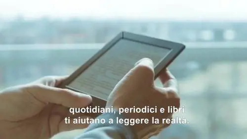 Lo spot per la promozione della lettura dei giornali
