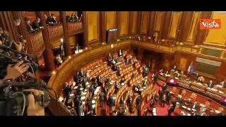 Dl sicurezza, Governo chiede la fiducia e scoppia bagarre in Aula Senato