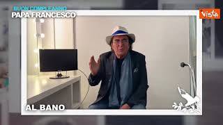 Al Bano canta Tanti auguri a Papa Francesco “Ammirato dalle cose che hai fatto”