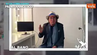 Al Bano canta Tanti auguri a Papa Francesco “Ammirato dalle cose che hai fatto”