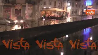 Ultimo aperitivo sui Navigli a Milano prima della zona rossa, posti liberi e bar semi-vuoti