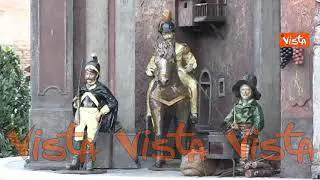 La vita della Roma ottocentesca nel presepe pinelliano a Piazza del Popolo