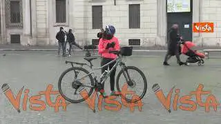 Epifania in zona rossa a Roma. Le immagini di Piazza Navona senza Befana né mercatino