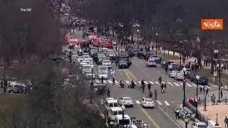 Irruzione al Congresso Usa, polizia e mezzi speciali dell'Fbi a Washington