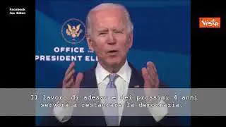 Assalto al Congresso, Biden: "Resisteremo qui e vinceremo ora"