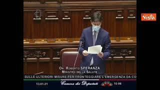 Speranza: "La maggioranza degli italiani si vaccinerà senza obbligo"