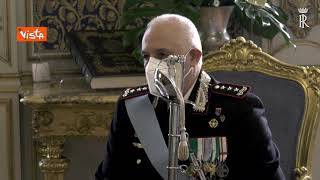 Mattarella riceve vertici Arma dei Carabinieri