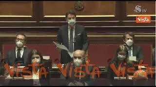 Conte: "Mi sento a disagio, crisi politica aperta senza alcun fondamento"