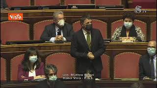 Renzi: "Non c'è crisi istituzionale ma sanitaria ed economica"